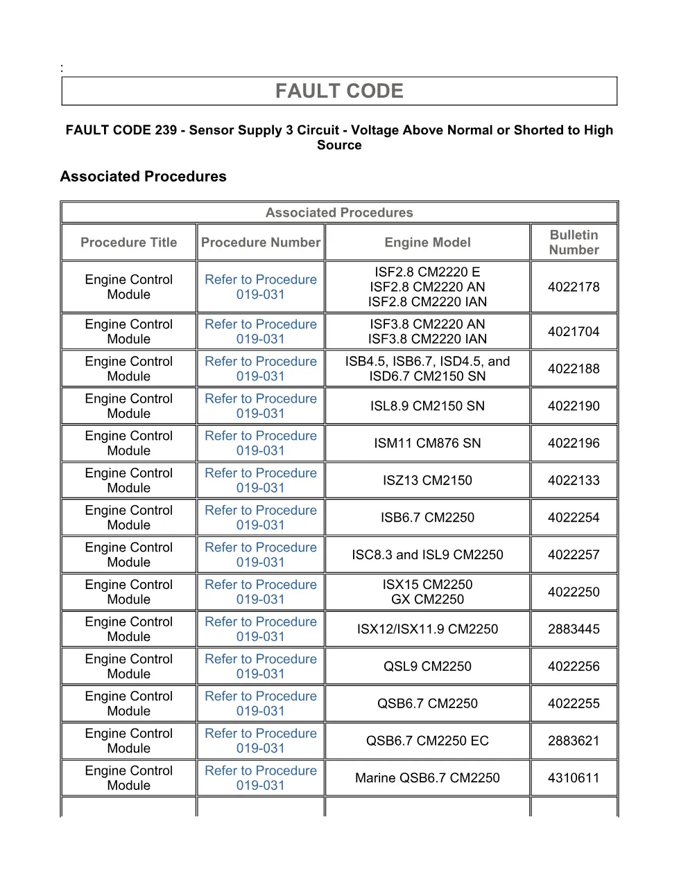 Cummins ISX15 code 239 troubleshooting document, 10 pages – PDF - page 3 is available after signing in