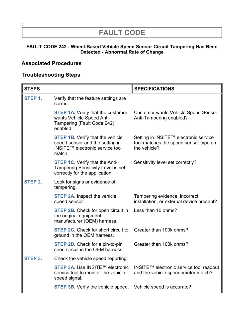 Cummins ISX15 code 242 troubleshooting document, 13 pages – PDF - page 3 is available after signing in