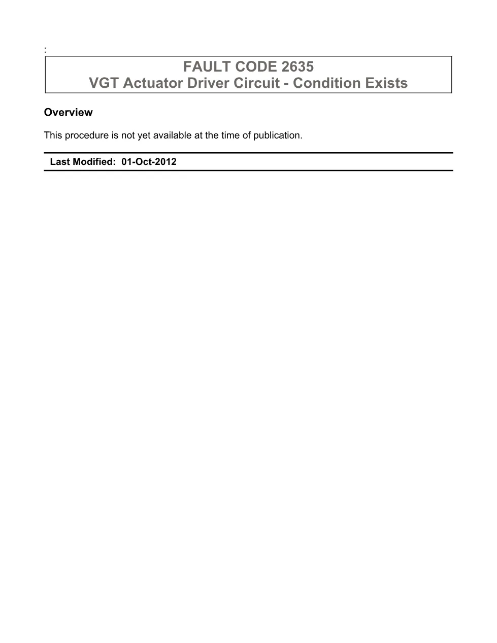 Cummins ISX15 code 2635 troubleshooting document, 1 pages – PDF - page 1 is available after signing in