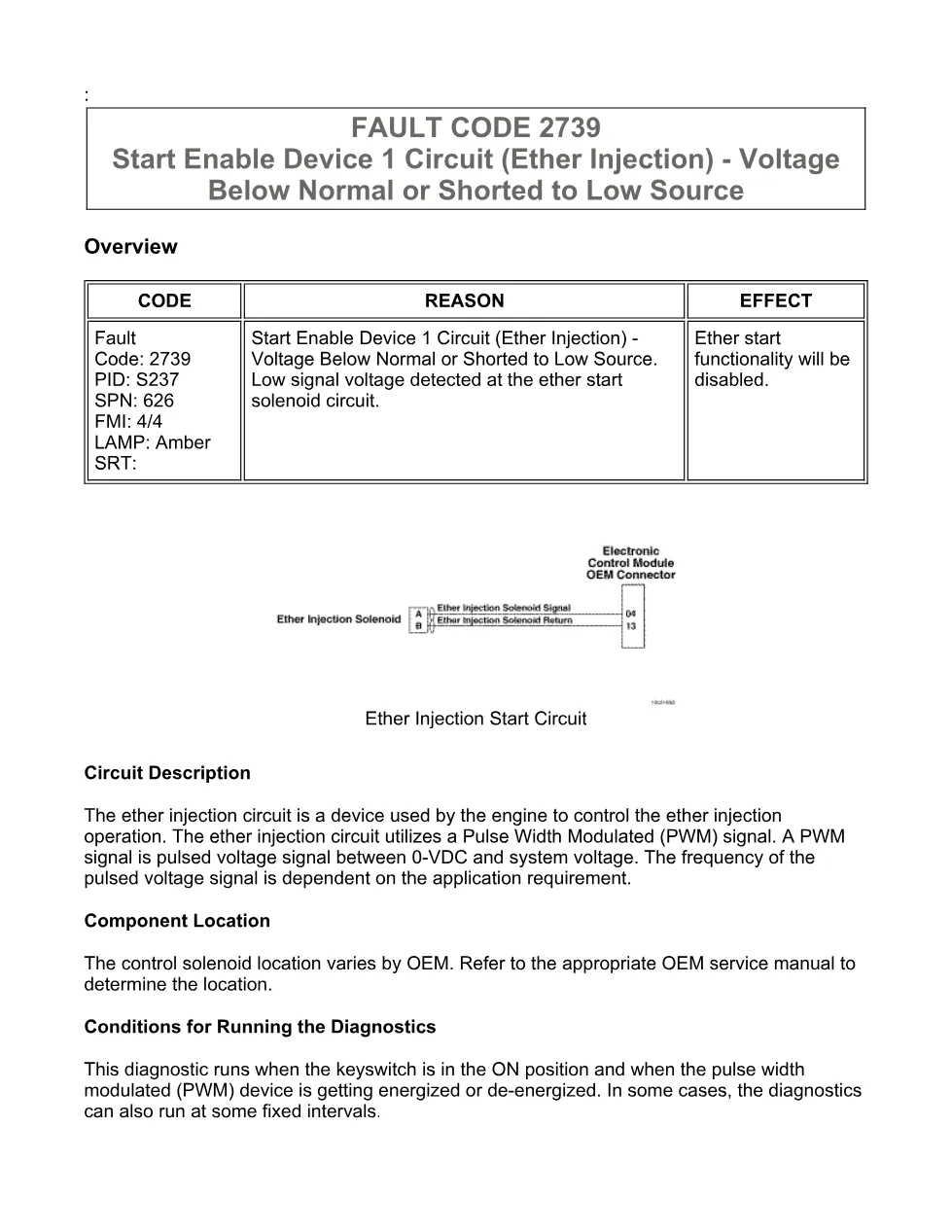 Cummins ISX15 code 2739 troubleshooting document, 14 pages – PDF - preview page 1 of 3