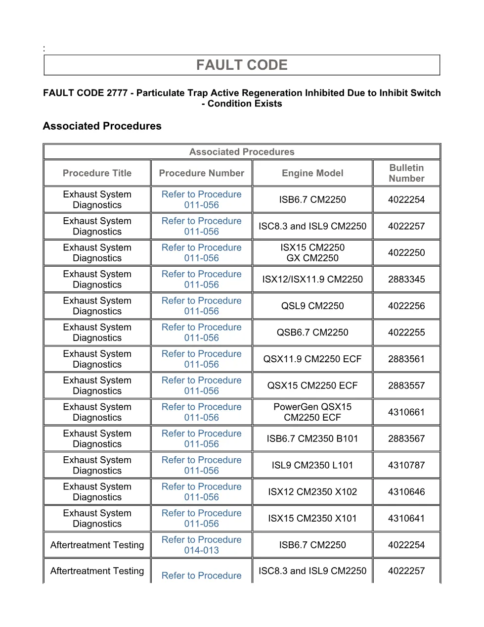 Cummins ISX15 code 2777 troubleshooting document, 7 pages – PDF - page 3 is available after signing in