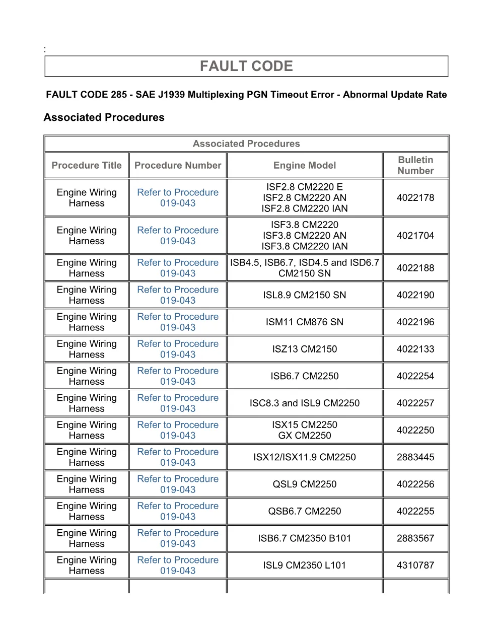 Cummins ISX15 code 285 troubleshooting document, 15 pages – PDF - page 3 is available after signing in
