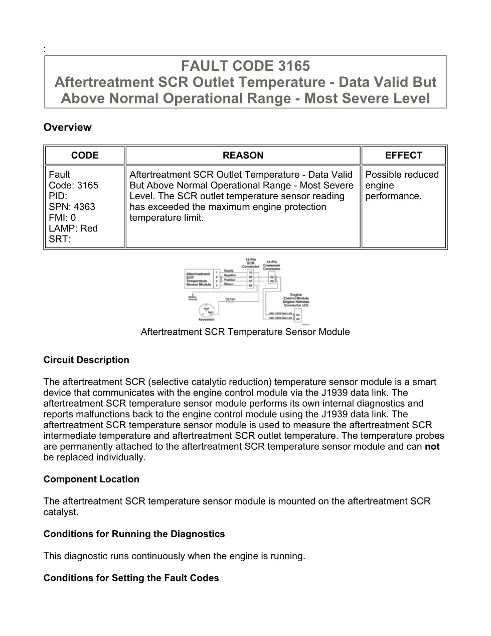 Cummins ISX15 code 3165 troubleshooting document, 11 pages – PDF - preview page 1 of 3