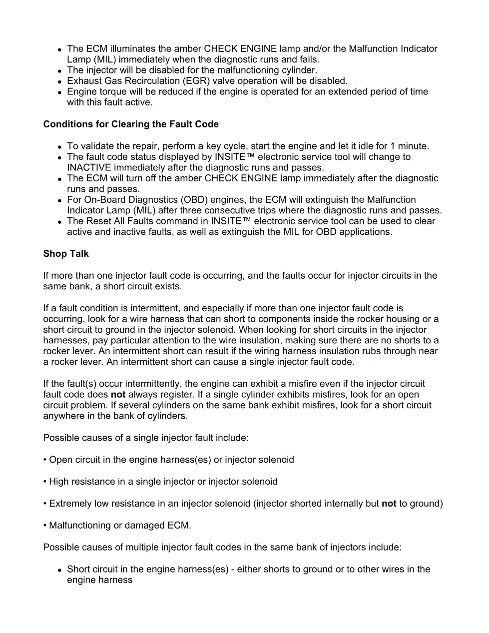 Cummins ISX15 code 322 troubleshooting document, 14 pages – PDF - preview page 2 of 3