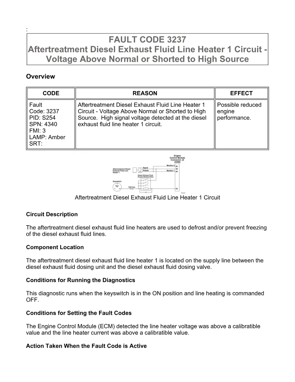 Cummins ISX15 code 3237 troubleshooting document, 14 pages – PDF - preview page 1 of 3