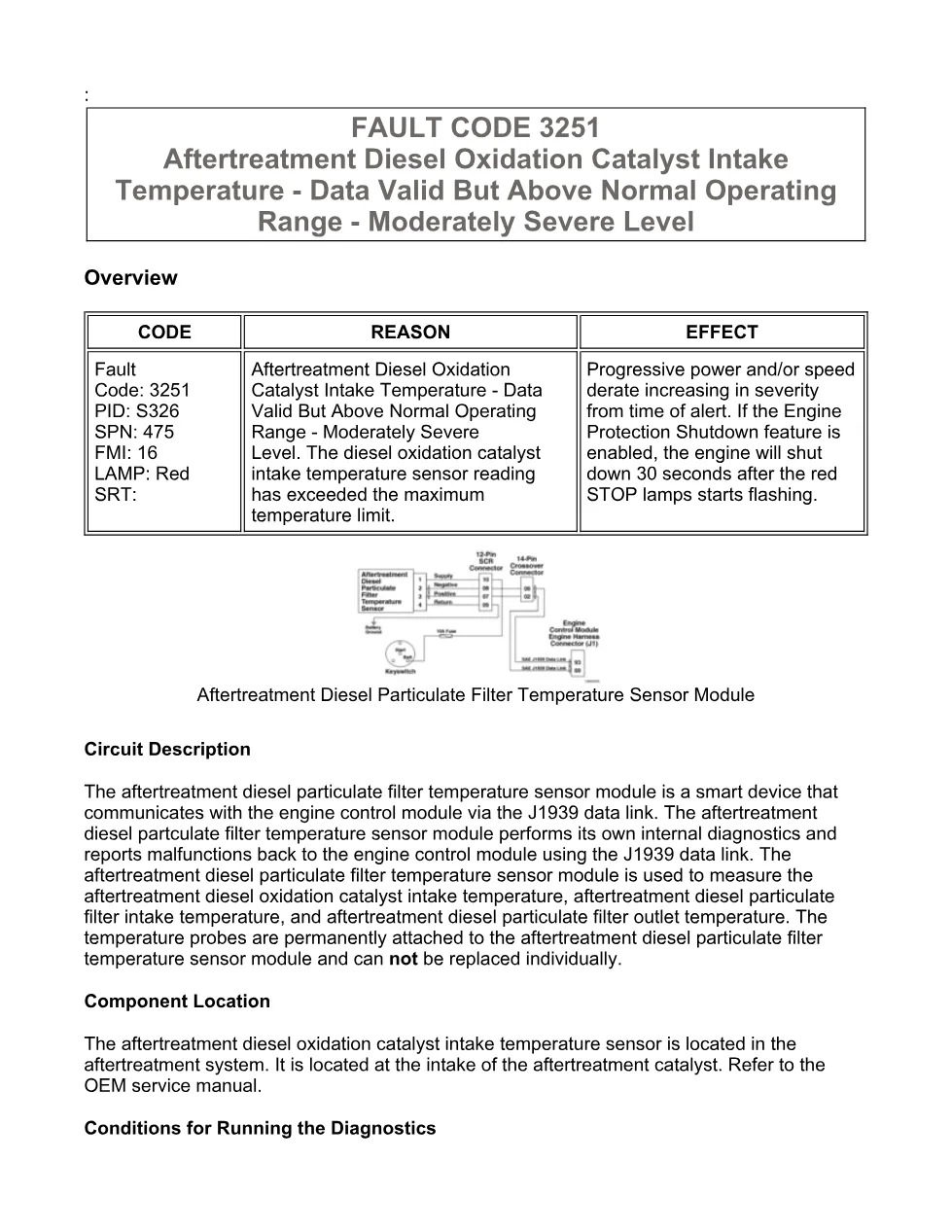 Cummins ISX15 code 3251 troubleshooting document, 11 pages – PDF - preview page 1 of 3