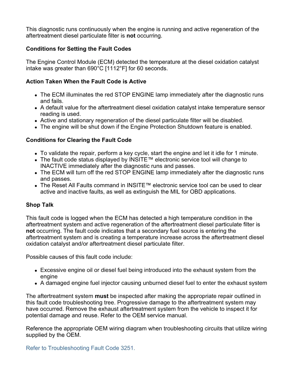 Cummins ISX15 code 3251 troubleshooting document, 11 pages – PDF - preview page 2 of 3