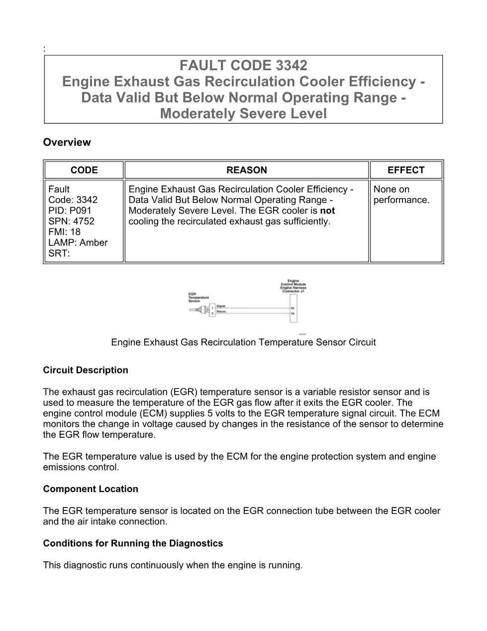 Cummins ISX15 code 3342 troubleshooting document, 16 pages – PDF - preview page 1 of 3