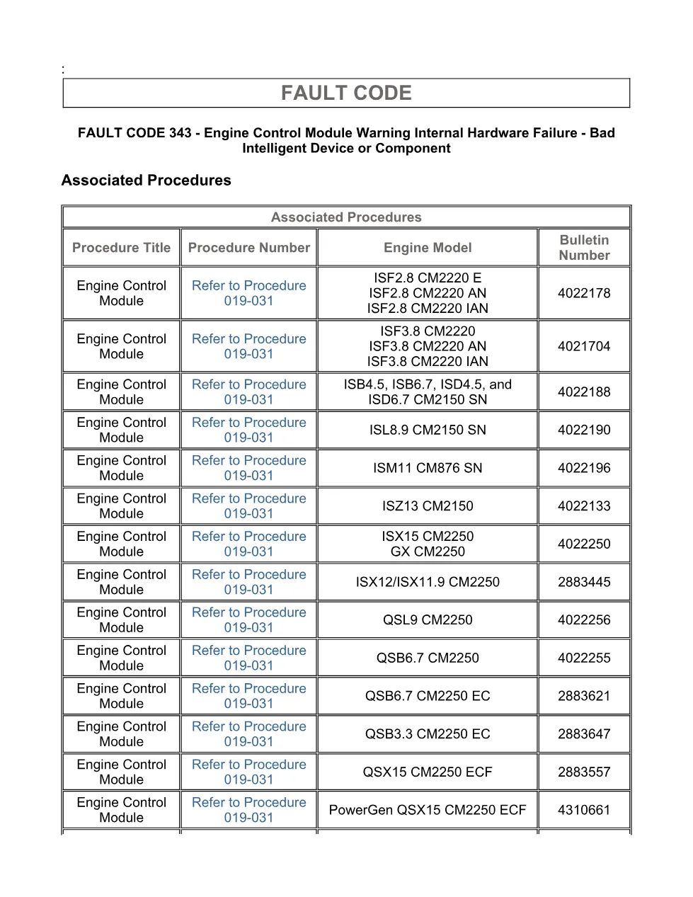 Cummins ISX15 code 343 troubleshooting document, 16 pages – PDF - page 3 is available after signing in