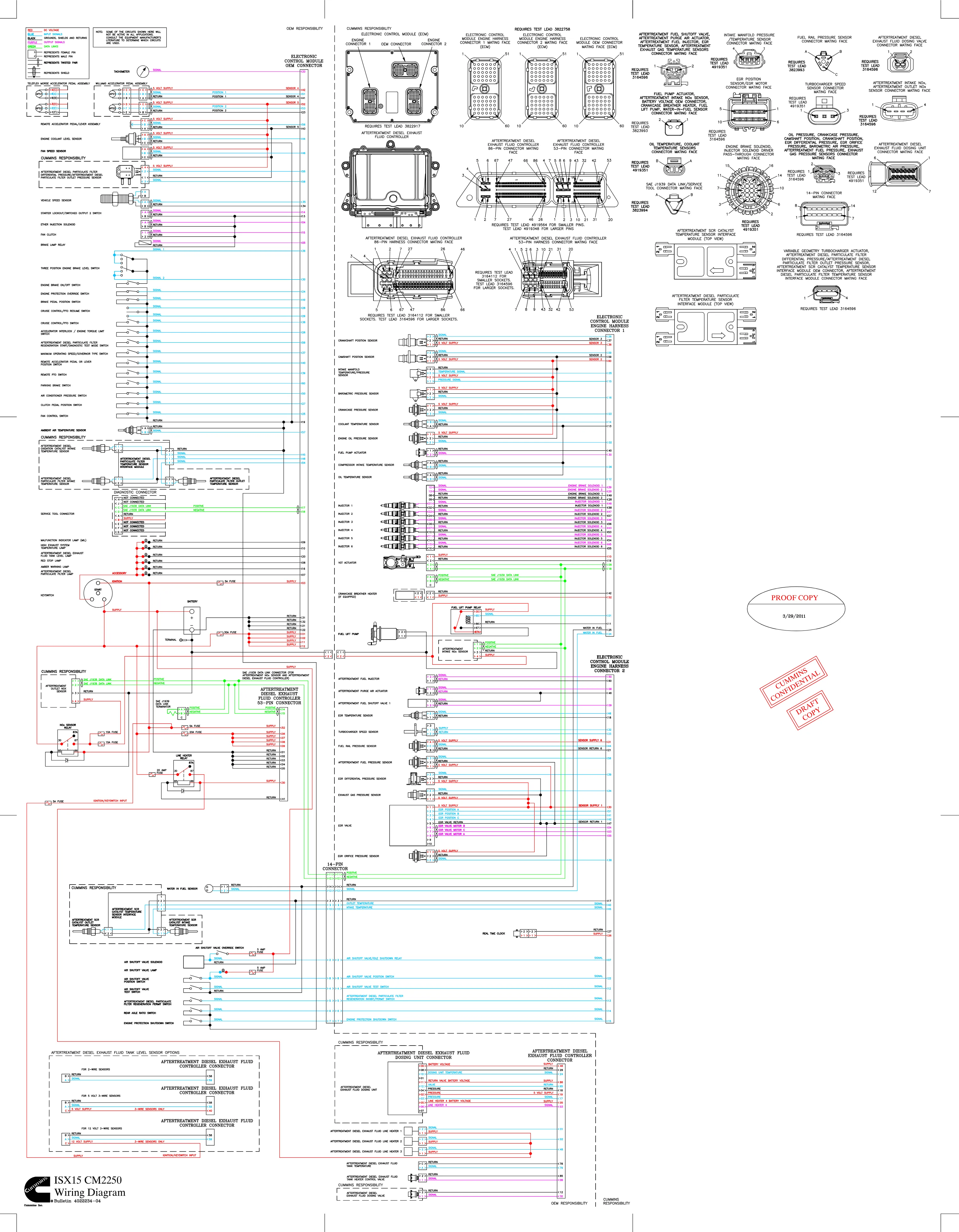 Cummins ISX15 wiring diagram — Wiring Diagram 4022234_04 — PDF, 1 - page 1 is available after signing in