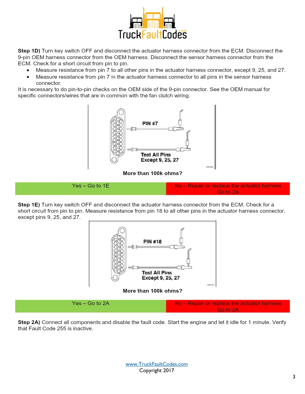 Cummins M11 code 255 — Supply Circuit Fault Code Manual — PDF, 4 - page 3 is available after signing in