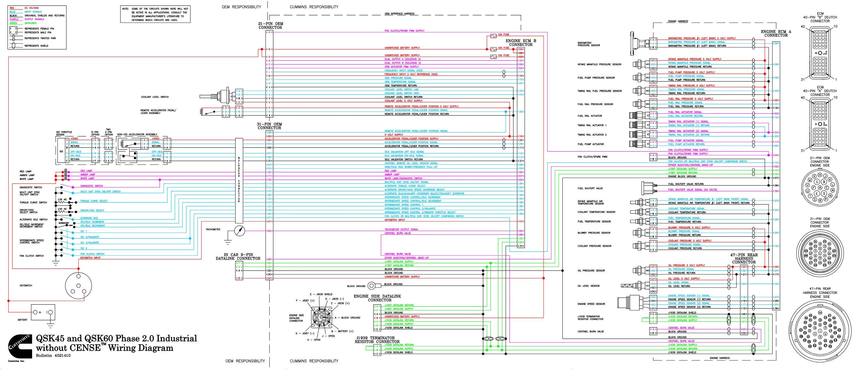 Cummins QSK45 QSK60 Industrial Phase 2 Document — 4021410 — PDF, - page 1 is available after signing in