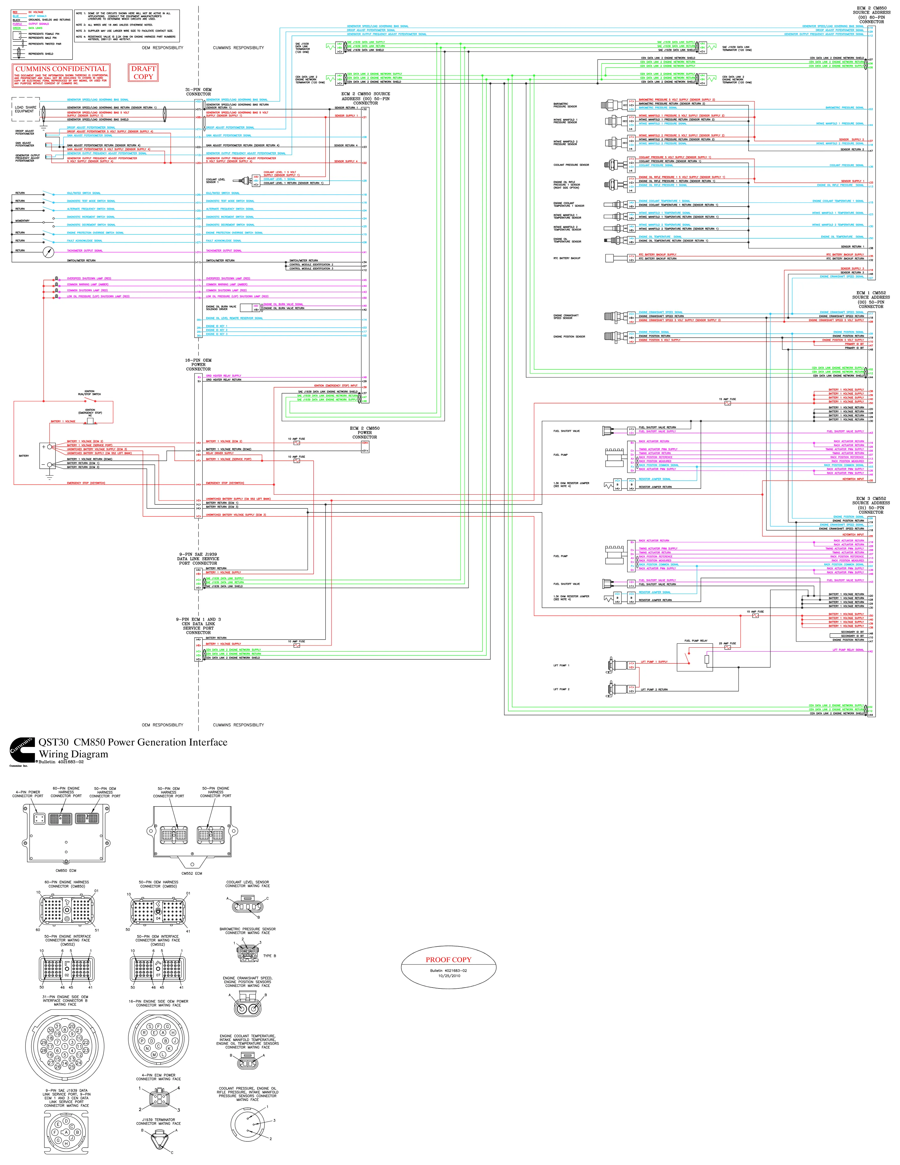Cummins QST30 CM850 GENERATION wiring document – 4021683 – PDF, 1 - page 1 is available after signing in
