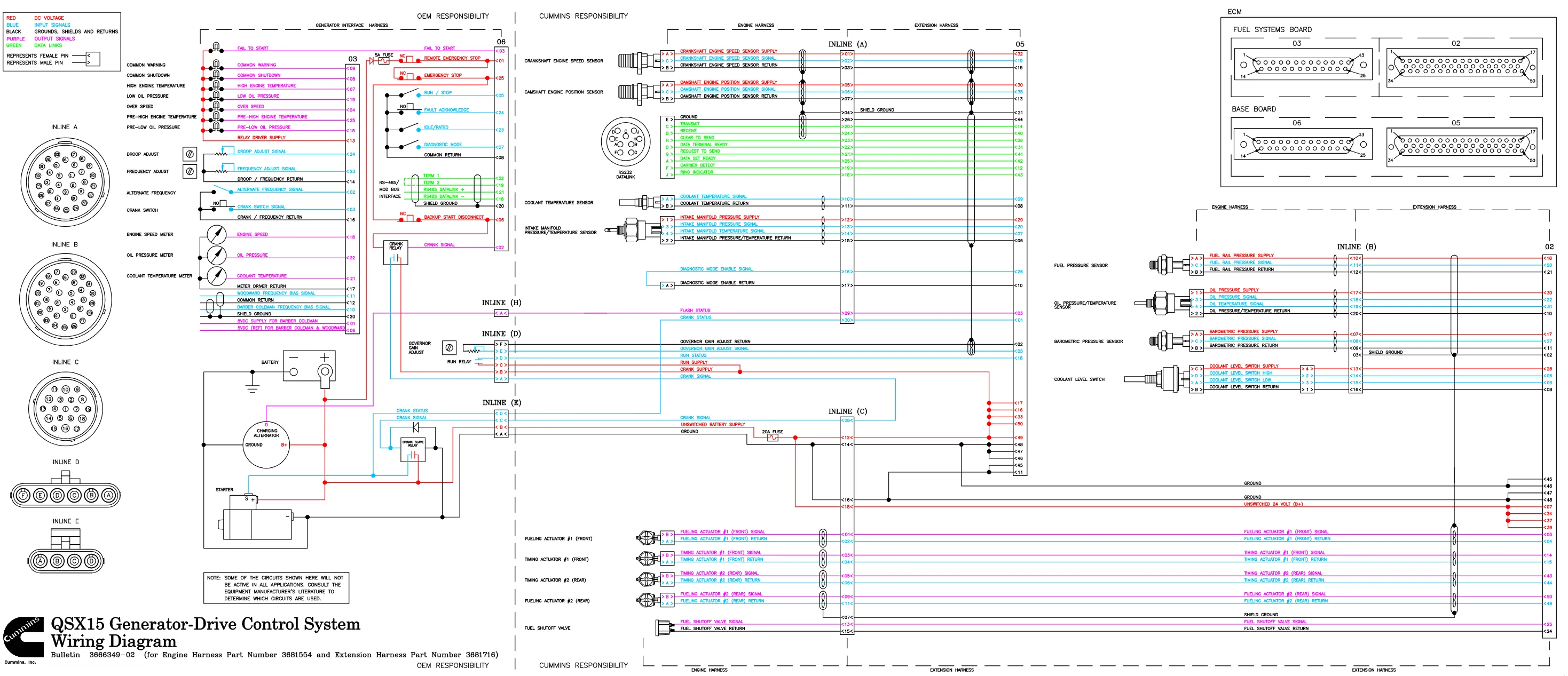 Cummins QSX15 DOMINION DRIVE wiring document – 3666349 – PDF, 1 - page 1 is available after signing in