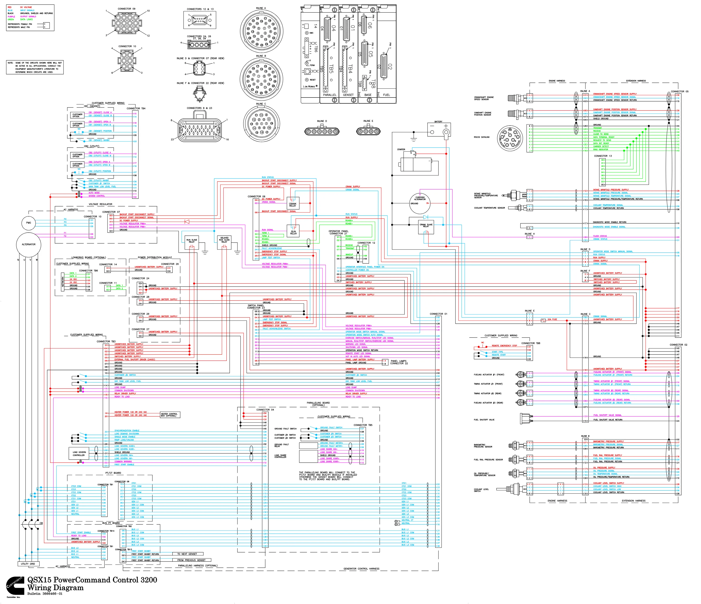 Cummins QSX15 Power Command Document — Publication 3666466_01 - page 1 is available after signing in