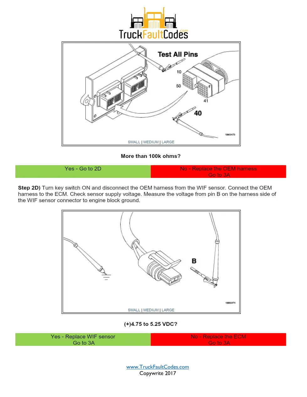 Cummins WIF sensor Circuit Fault Code 429 — PDF, 4 pages – Guide - page 3 is available after signing in