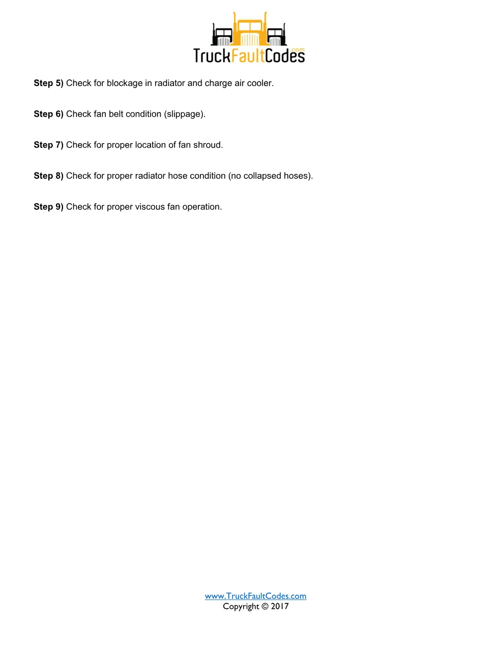 Detroit coolant temperature high — Coolant Temperature High fault - page 2 is available after signing in