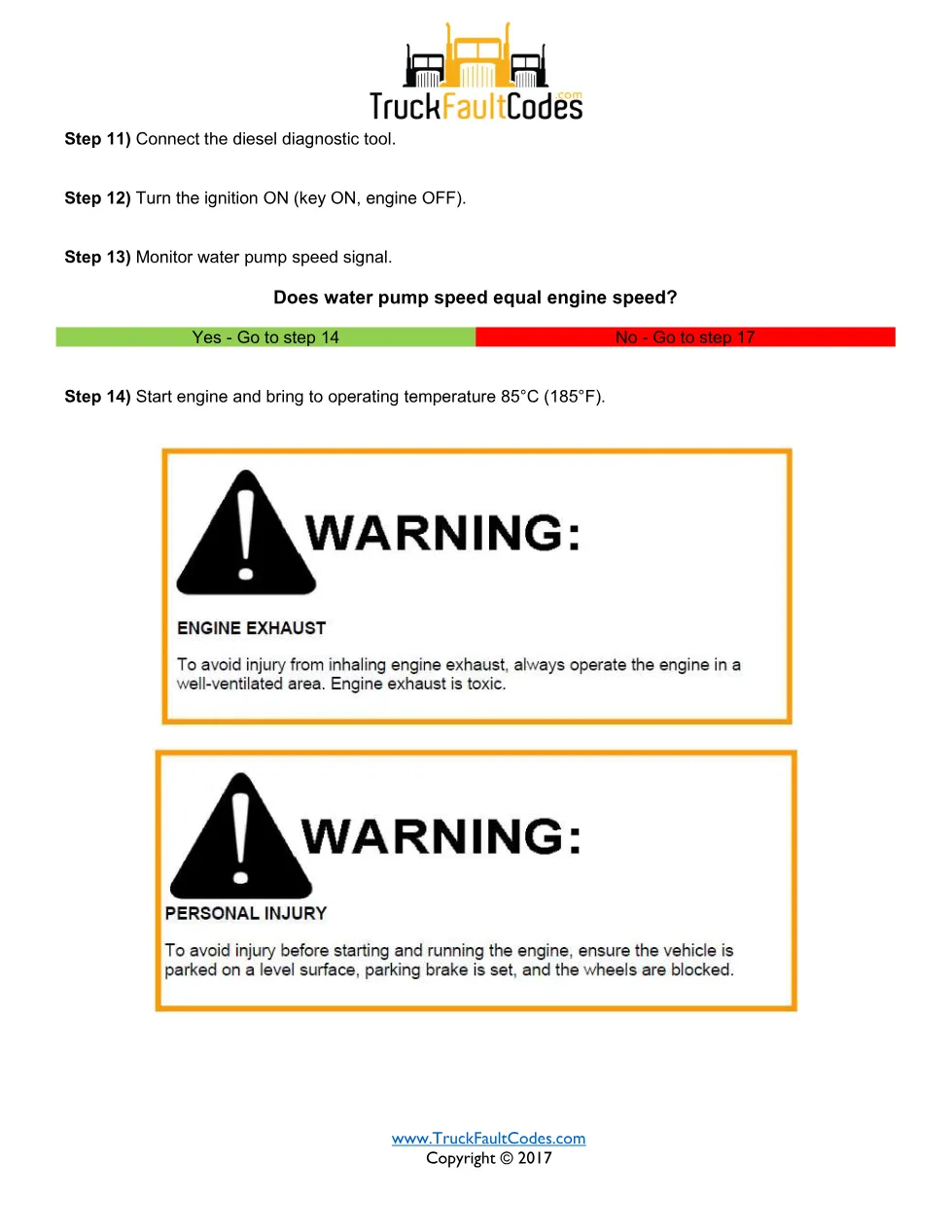 Detroit water pump defect — Detroit SPN 5927 FMI 7 fault code - page 3 is available after signing in