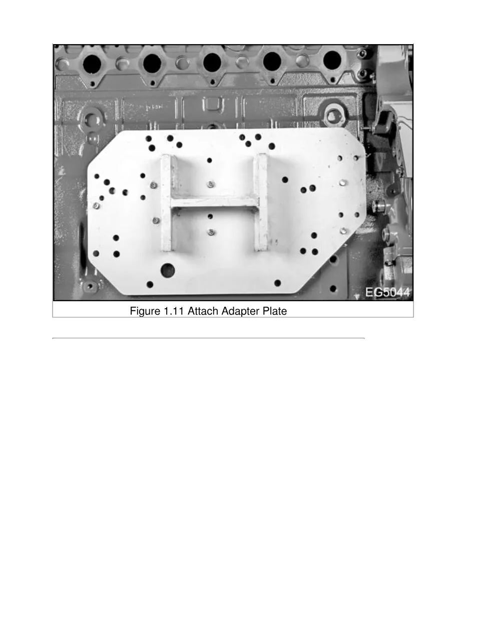 DT466 engine stand mounting — Section 1 engine service manual - preview page 2 of 6