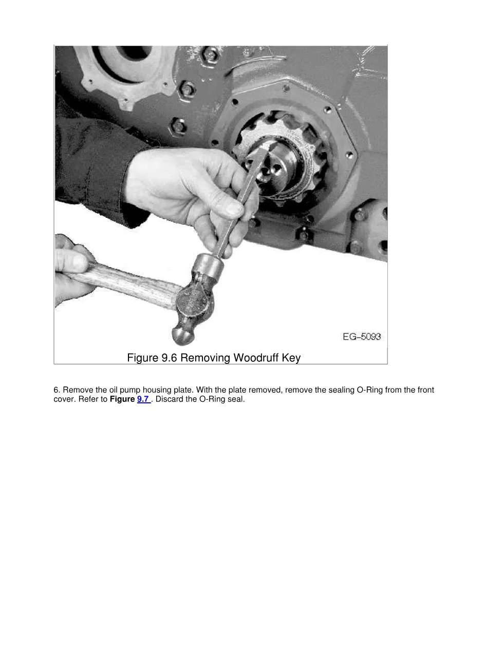 DT466 lubricating oil pump — Section 9 engine service manual - page 3 is available after signing in