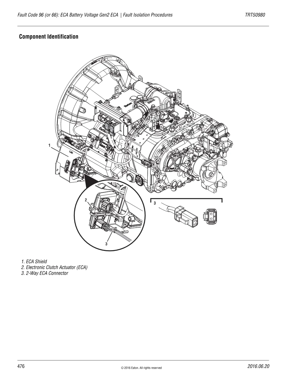 Eaton ECA Battery Voltage — Fault Code 96 (or 66) Gen2 ECA, - preview page 2 of 3