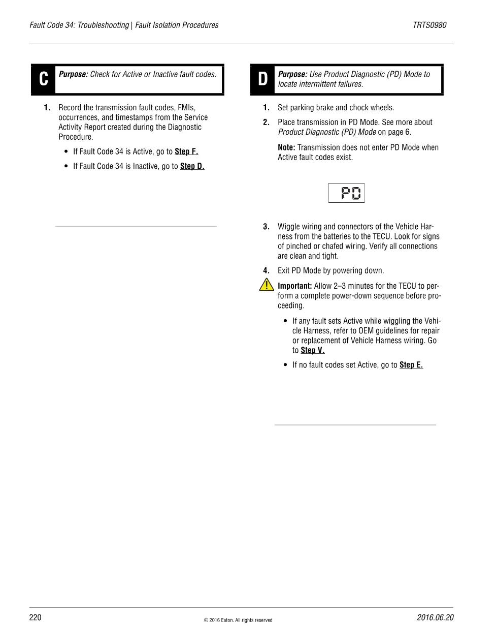 Eaton Fault Code 34 Troubleshooting — Fuller Advantage TRTS0980 - preview page 2 of 5