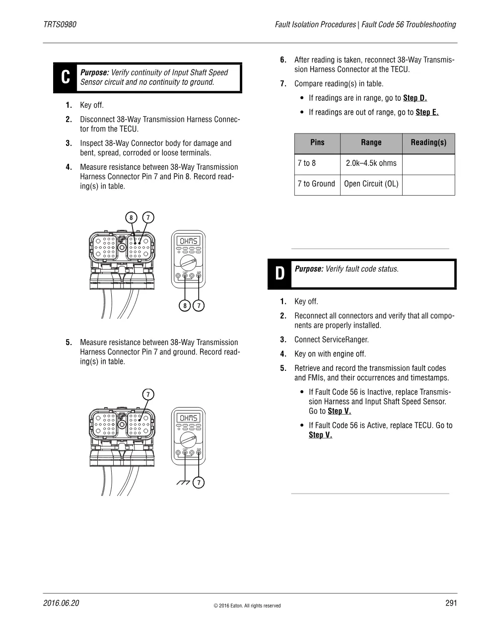 Eaton Fault Code 56 – Fuller Advantage Heavy Duty, TRTS0980 PDF - preview page 2 of 5