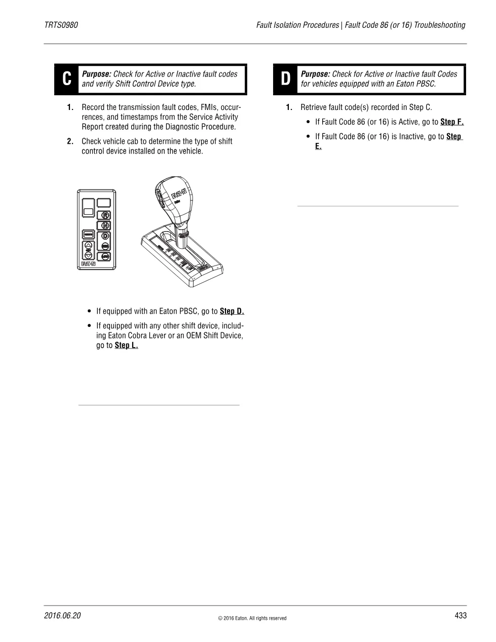 Eaton fault code 86: Troubleshooting – Fuller Advantage TRTS0980 - preview page 2 of 6
