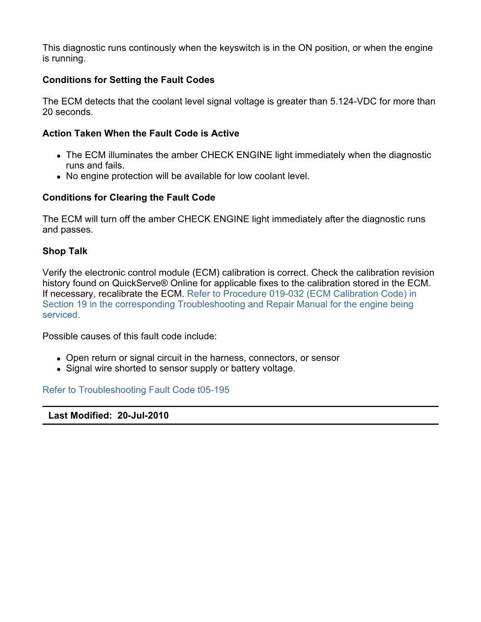 fault code 195 DTCs Troubleshooting Manual — Code 195.pdf - page 3 is available after signing in