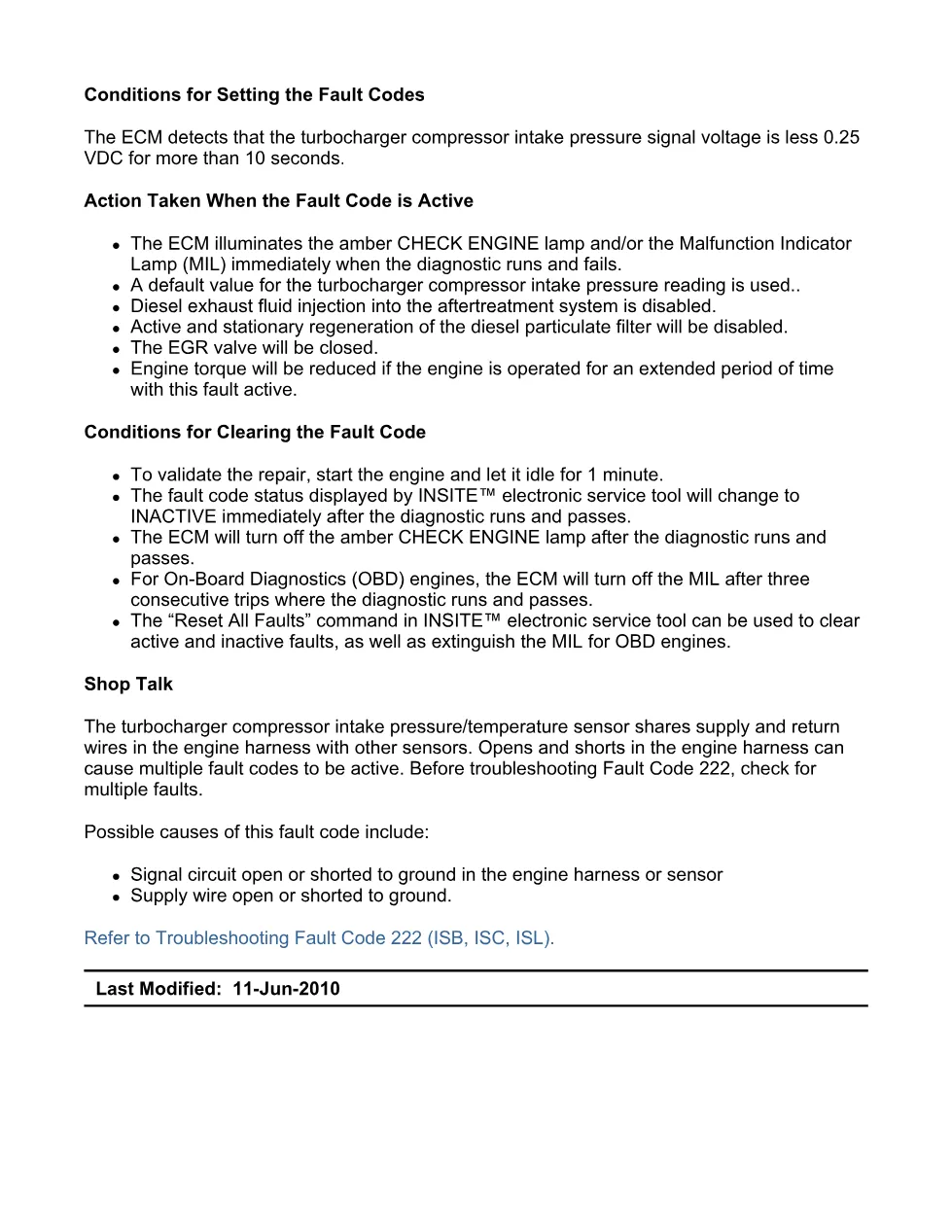 fault code 222 DTCs manual — Barometric Pressure Sensor – PDF - page 3 is available after signing in