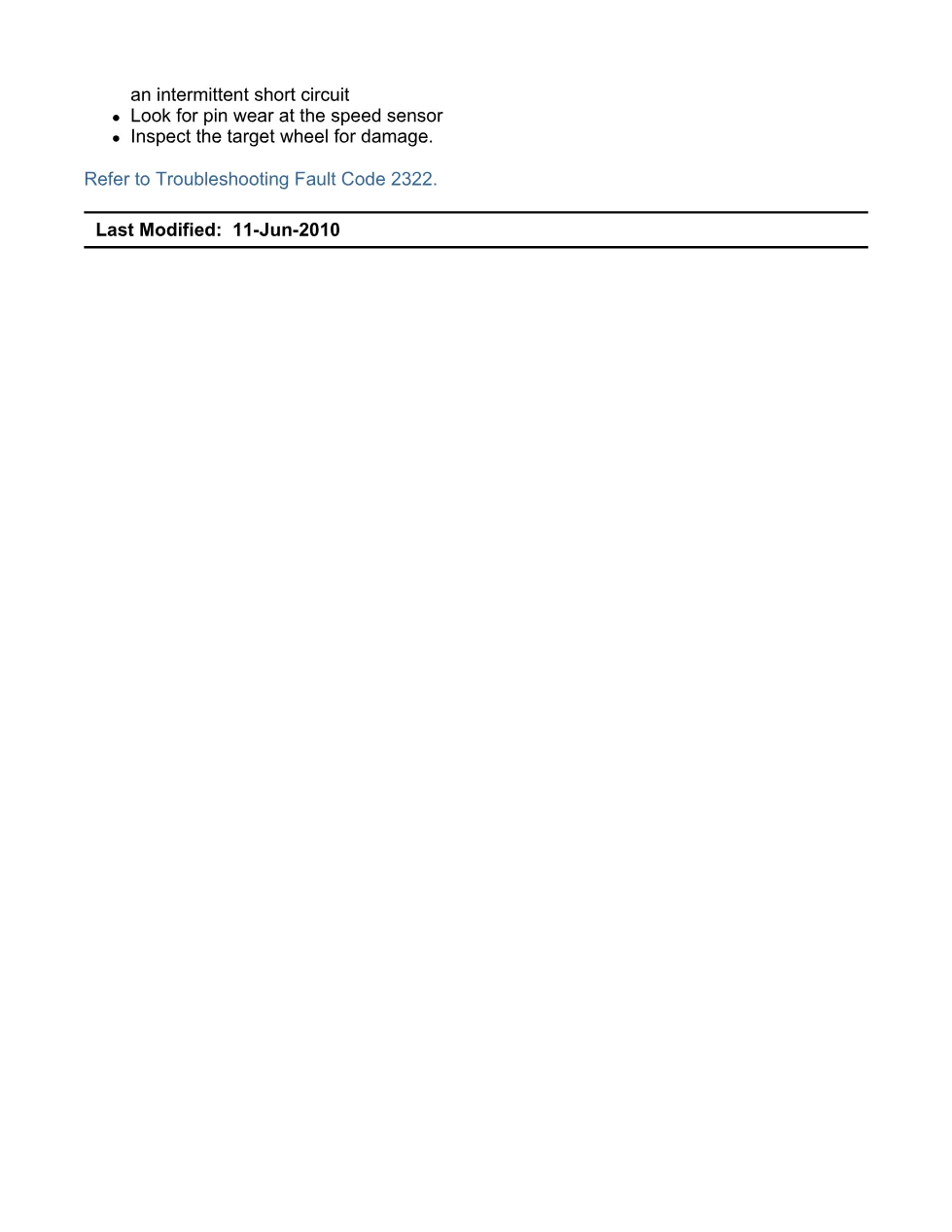 fault code 2322 DTCs troubleshooting manual – SPN 723 FMI 2/2 - page 3 is available after signing in