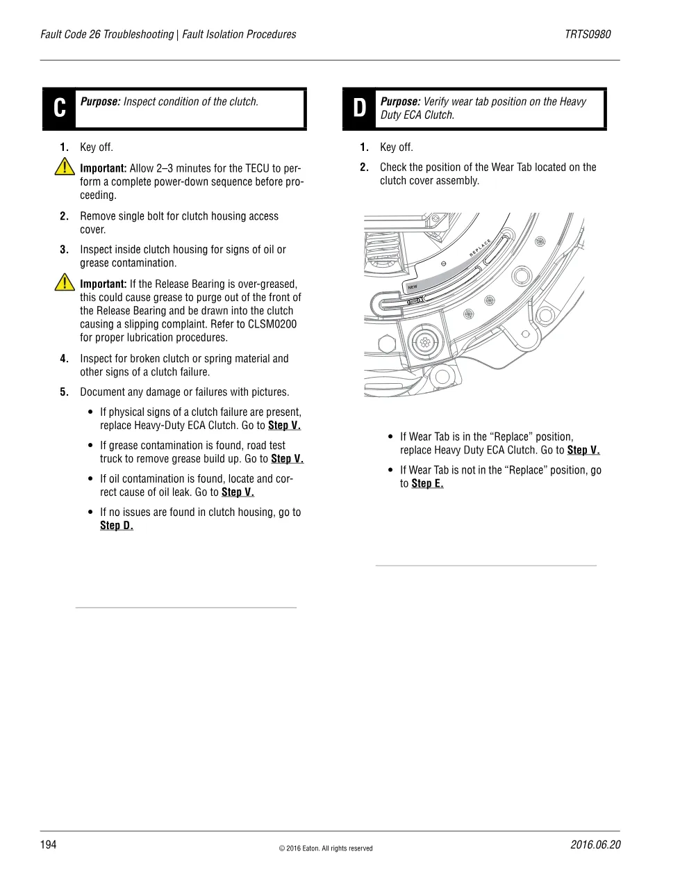 Fault Code 26 DTCs Troubleshooting — Fuller Advantage Clutch - preview page 2 of 3