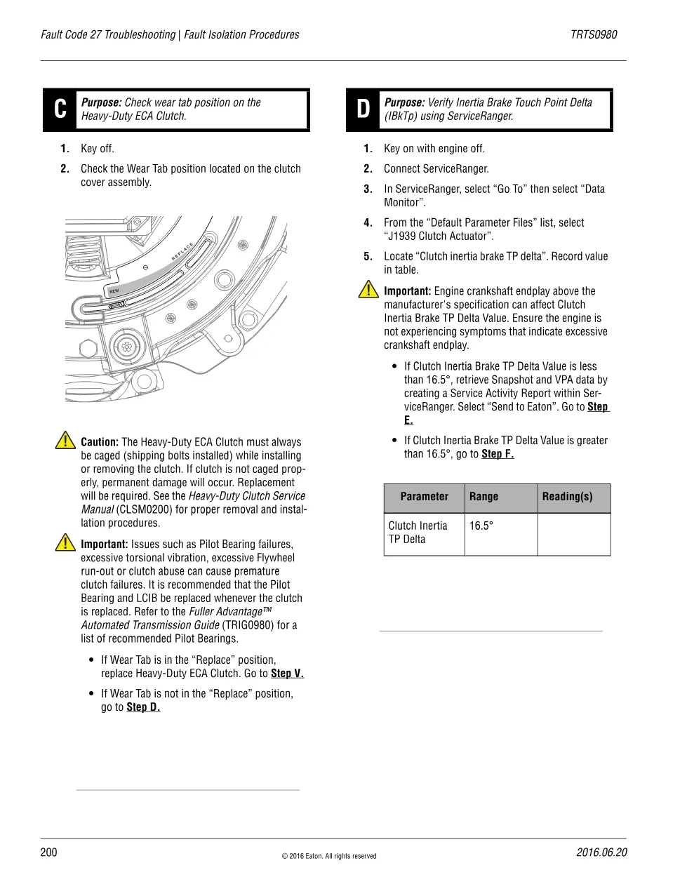 Fault Code 27 Troubleshooting — Eaton Fuller Advantage TRTS0980 - preview page 2 of 4