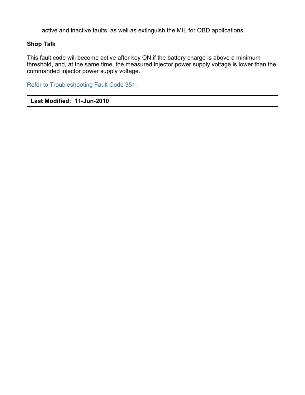 fault code 351 DTCs injector power supply circuit – Official - page 3 is available after signing in