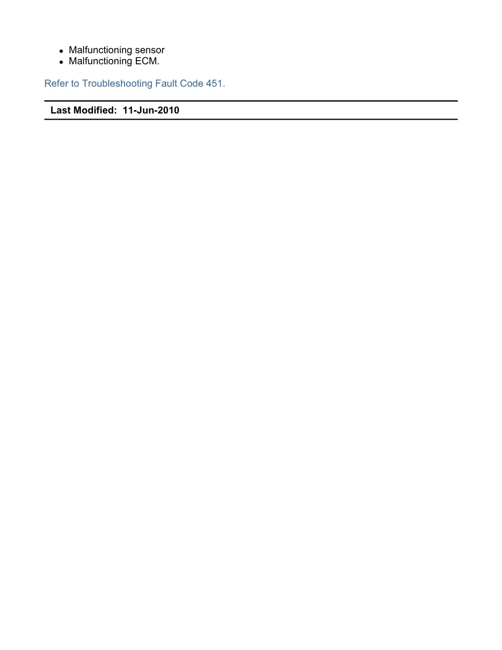 fault code 451 DTCs — Rail 1 Pressure Sensor High — ISX11.9 - page 3 is available after signing in