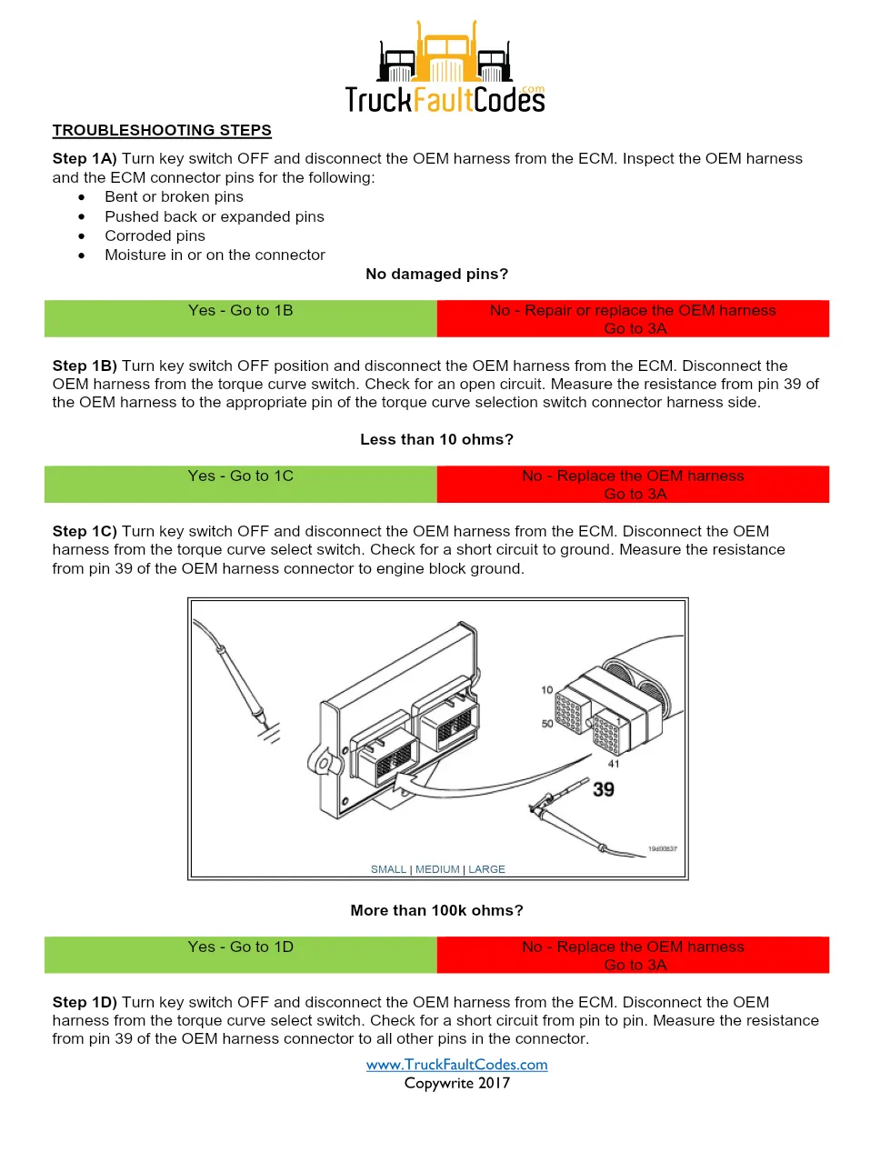 fault code 528 DTCs Troubleshooting Manual — Alternate Torque - preview page 2 of 3