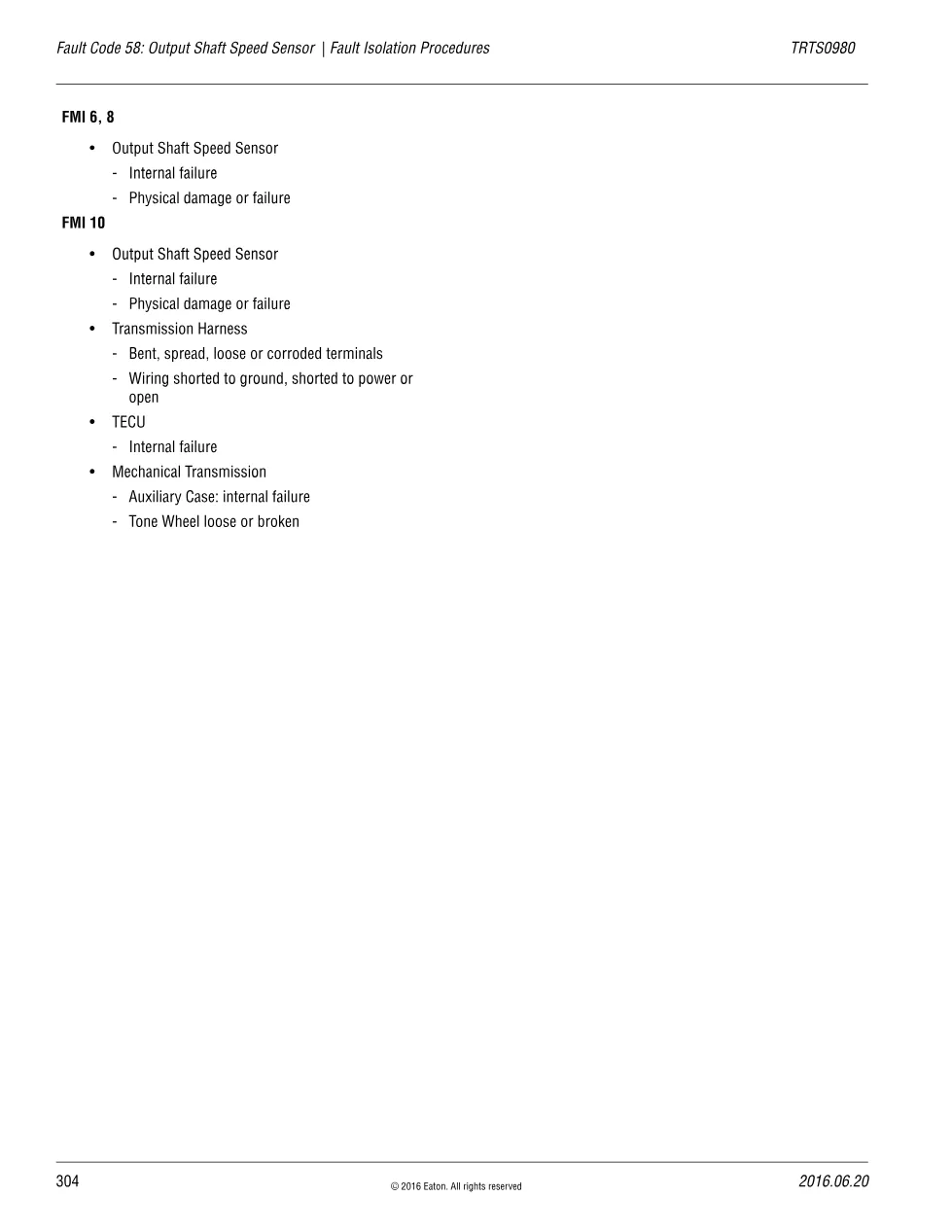 Fault Code 58 explained – Eaton Fuller Advantage, TRTS0980 PDF (4 - preview page 2 of 4