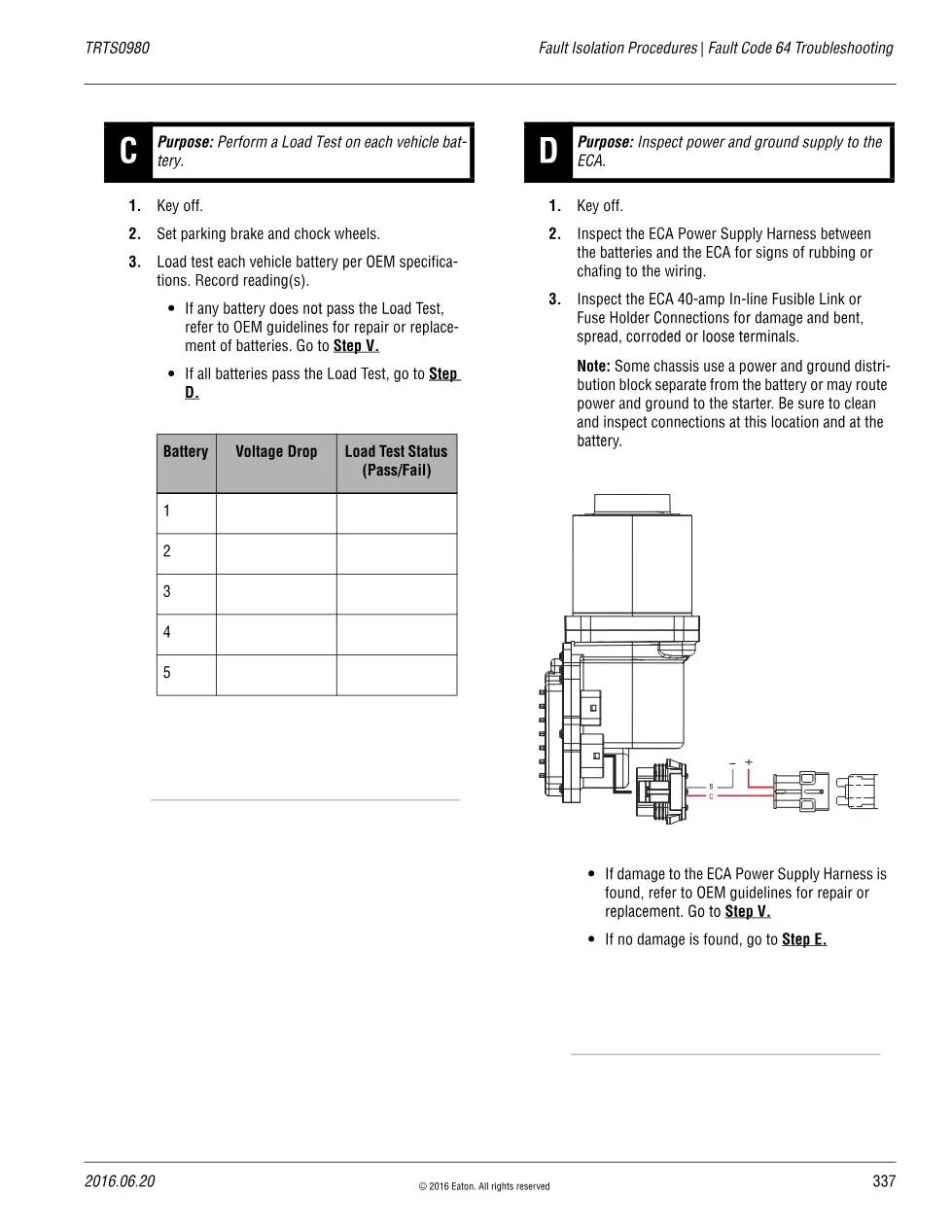 Fault Code 64 Troubleshooting — Eaton Fuller Advantage ECA Clutch - preview page 2 of 6
