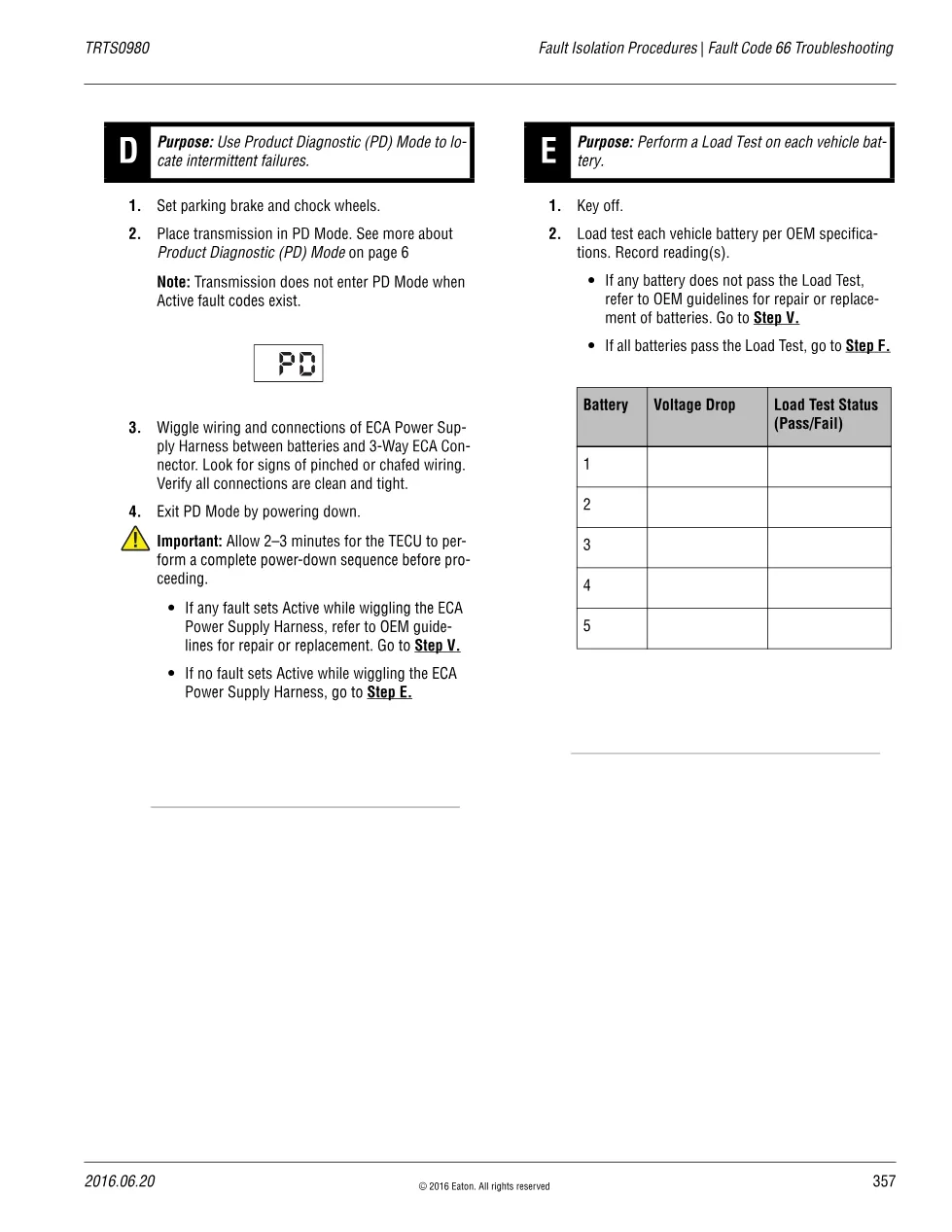 Fault Code 66 Troubleshooting — Eaton Fuller Advantage ECA – PDF - preview page 2 of 5