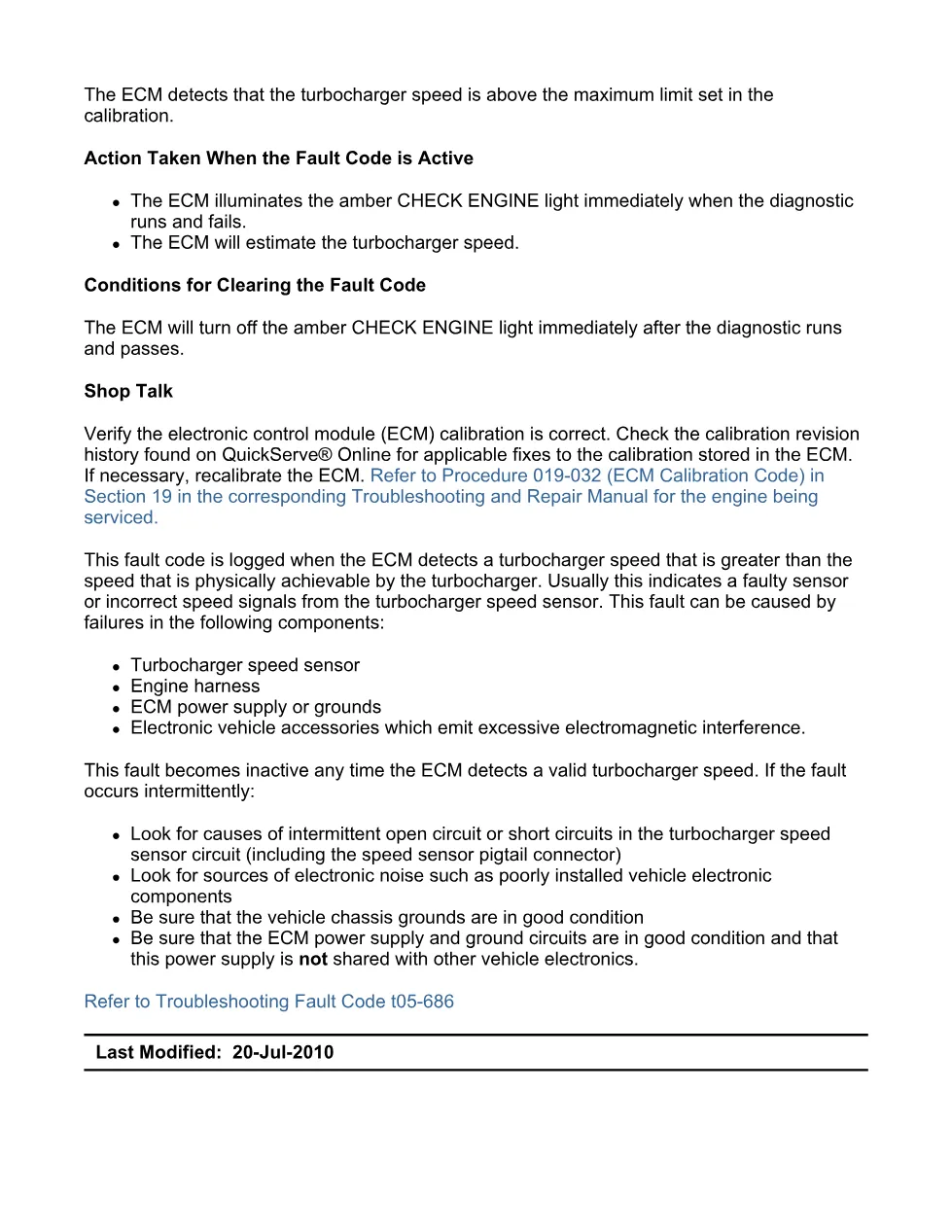 fault code 686 DTCs Troubleshooting Manual — Code 686 — PDF, - preview page 2 of 3