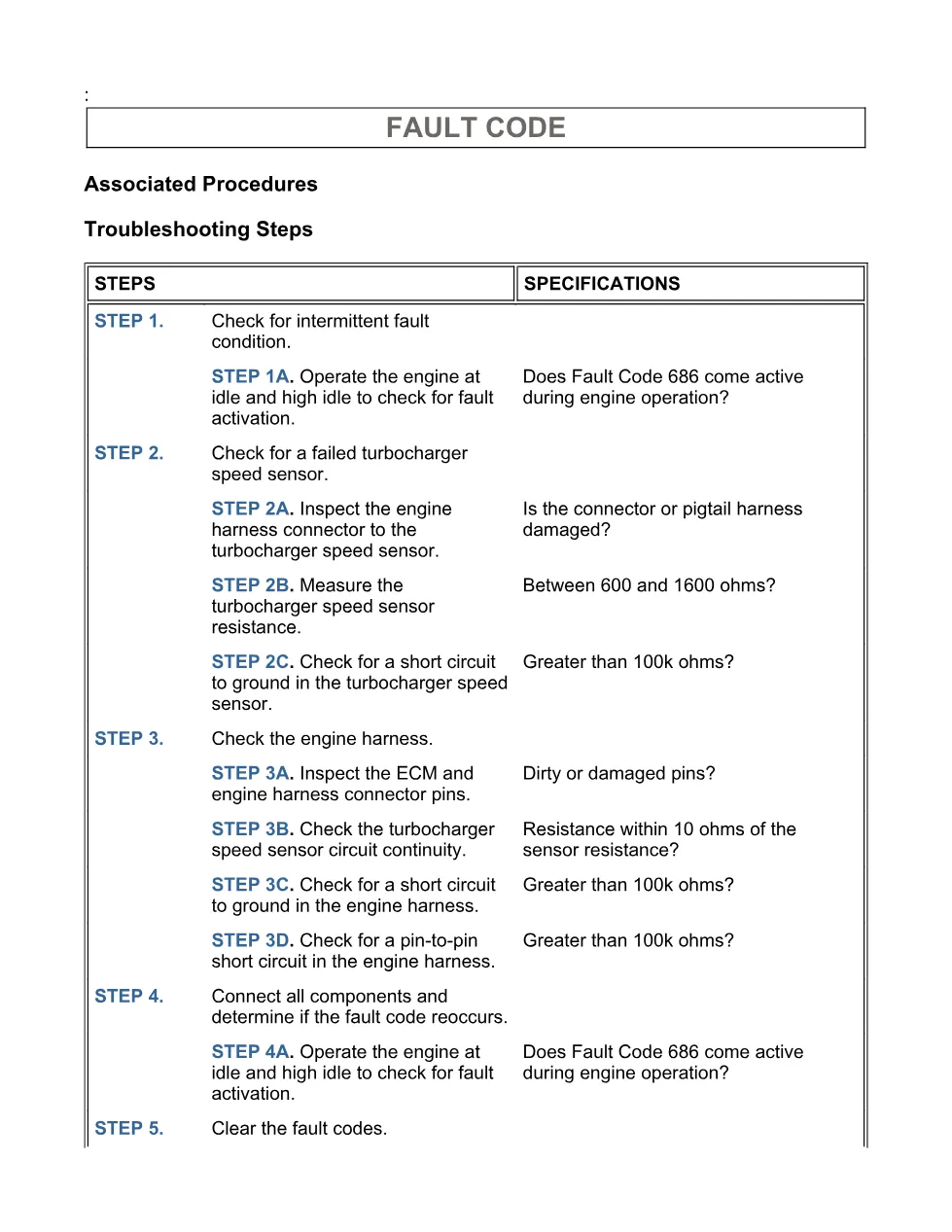 fault code 686 DTCs Troubleshooting Manual — Code 686 — PDF, - page 3 is available after signing in