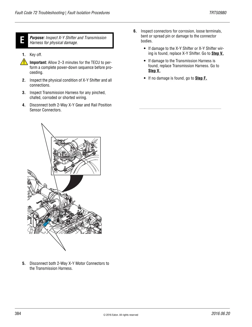 Fault Code 72 Troubleshooting — Eaton Fuller Advantage X-Y - page 3 is available after signing in
