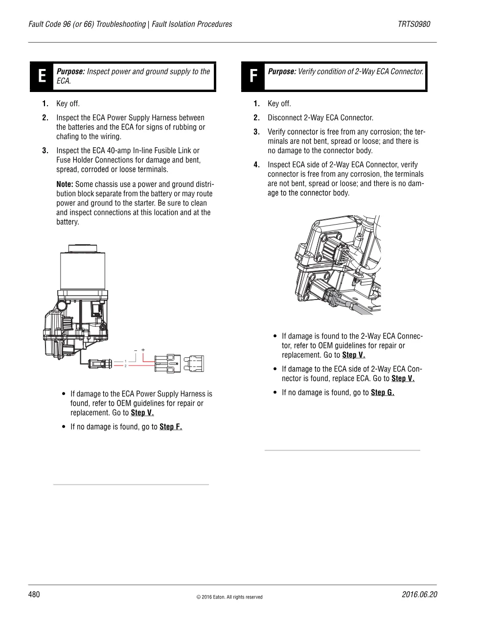 Fault Code 96 Troubleshooting — Eaton ECA Power Supply Fault - page 3 is available after signing in