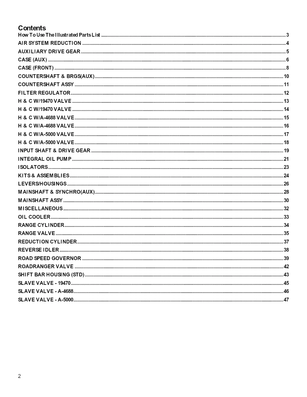 Fuller RTO 14615 parts — Eaton illustrated parts list – Cummins - preview page 2 of 6