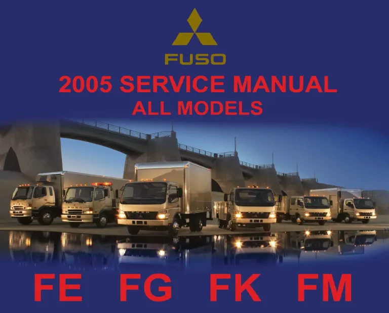 Fuso FE-FG Service Manual — 2005 Model 4M50 Engine Workshop Guide - preview page 1 of 6
