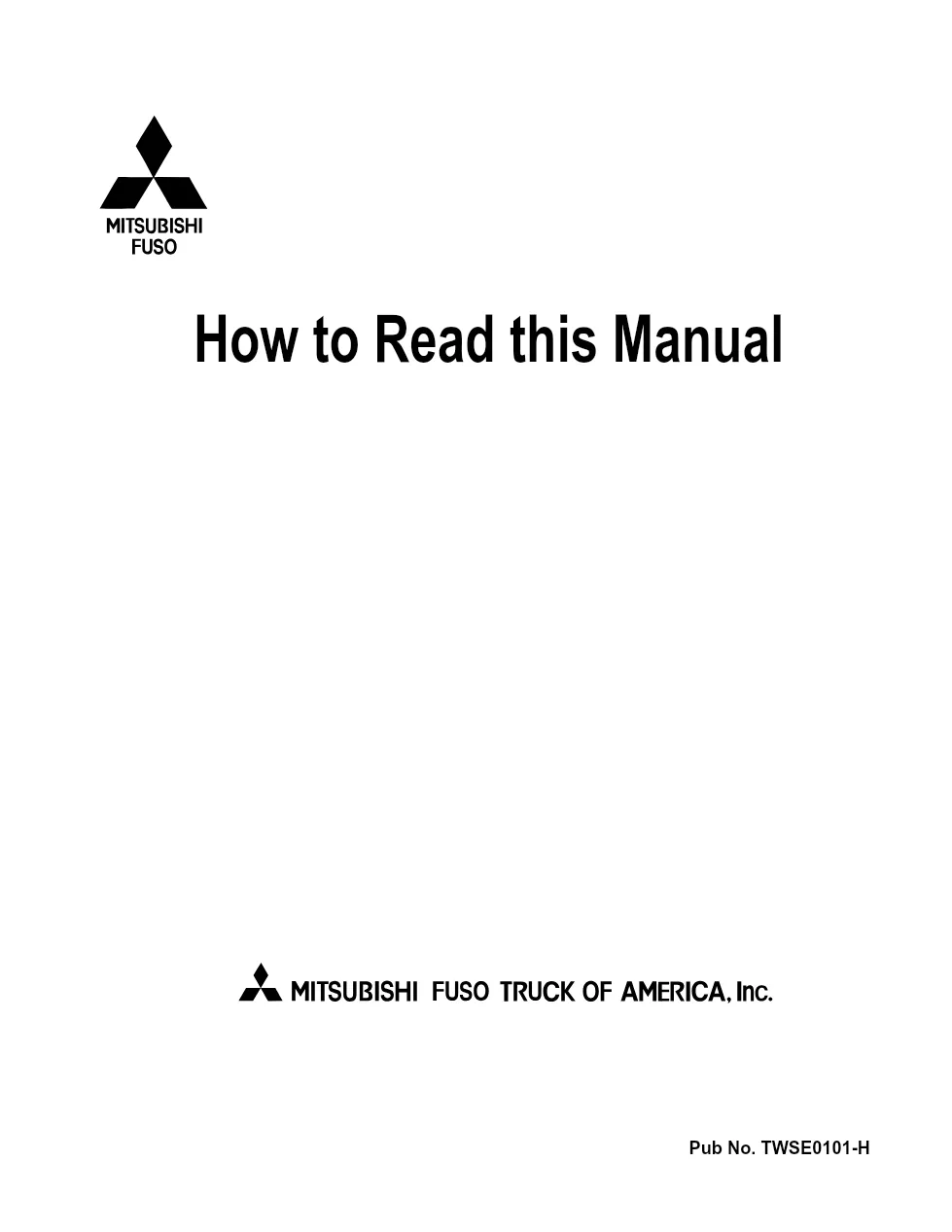 Fuso FH Service Manual — 2002-2004 Model Workshop Guide, Pub No. - page 3 is available after signing in