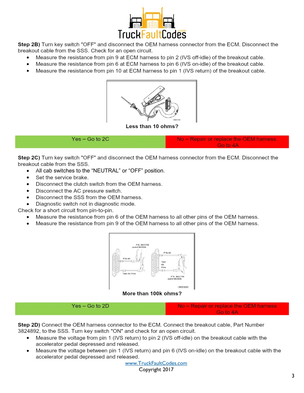 Idle validation switch circuit — Cummins Fault Code 431 SSS - page 3 is available after signing in