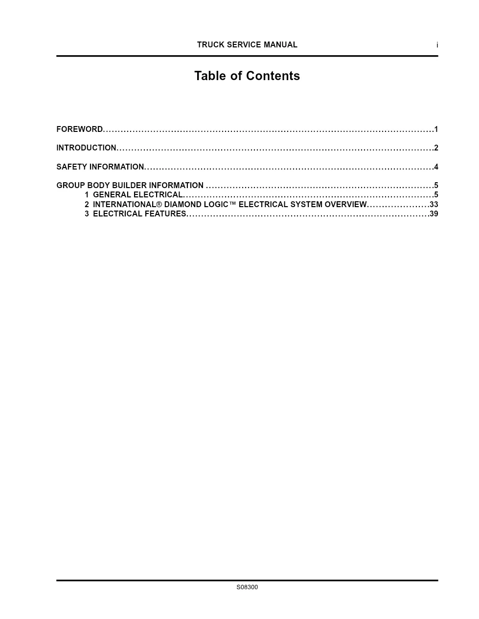International body builder databook — 2005 Electrical Data Book - page 3 is available after signing in