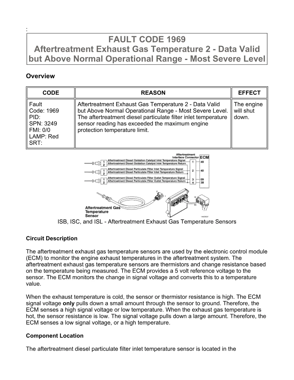 ISB6.7 fault code DTCs troubleshooting manual — Fault Code - preview page 1 of 3