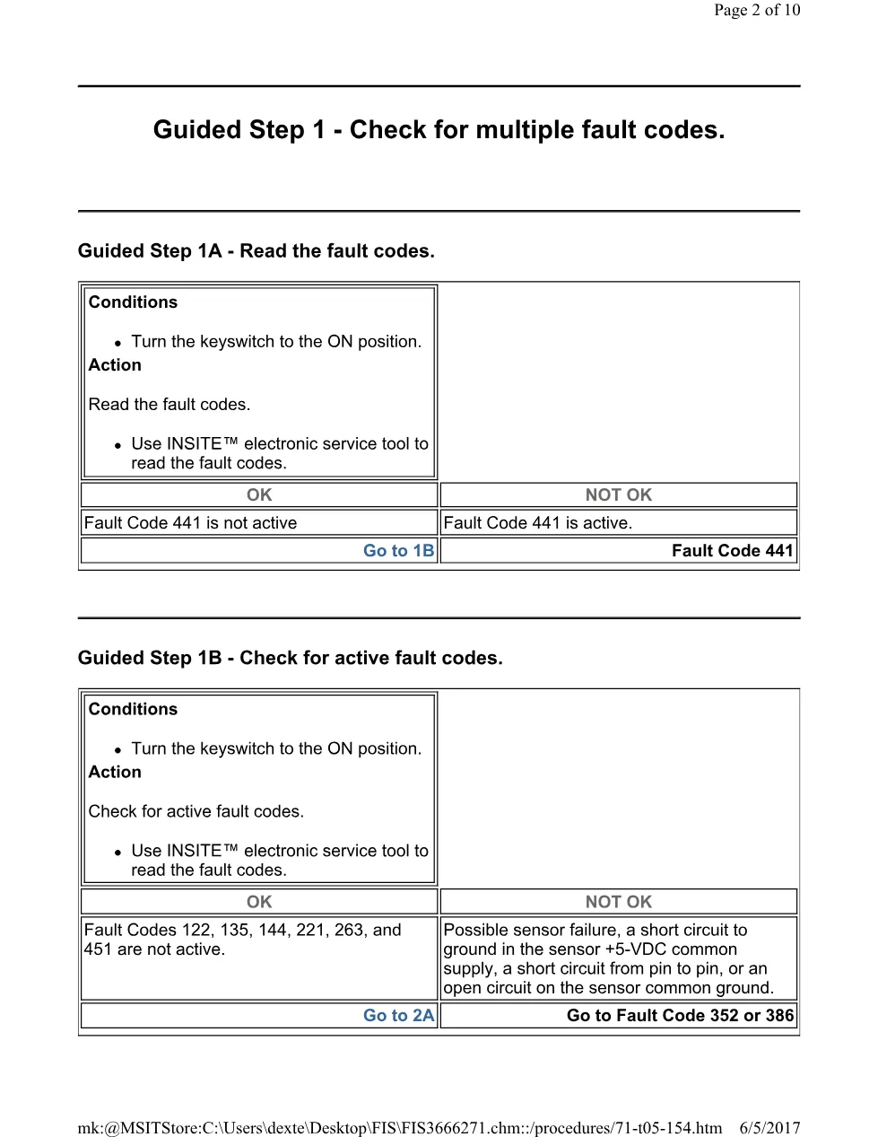 ISL CM554 154 TS Cummins Diagnostic Reference – 10 pages – PDF - preview page 2 of 3